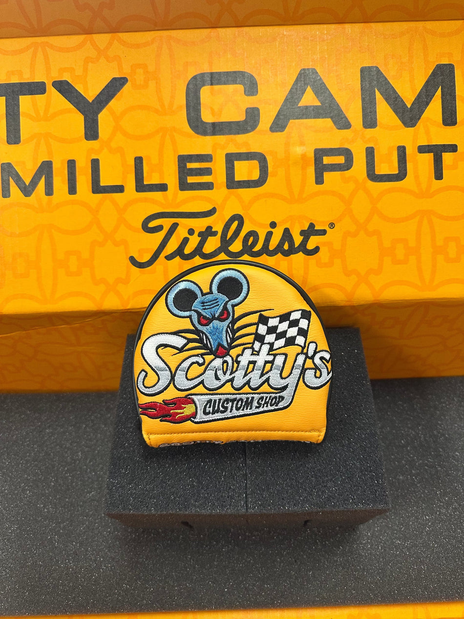 Scotty Cameron Accessory Scotty Cameron Dirty Rat Orange Custom Shop Mallet Cover