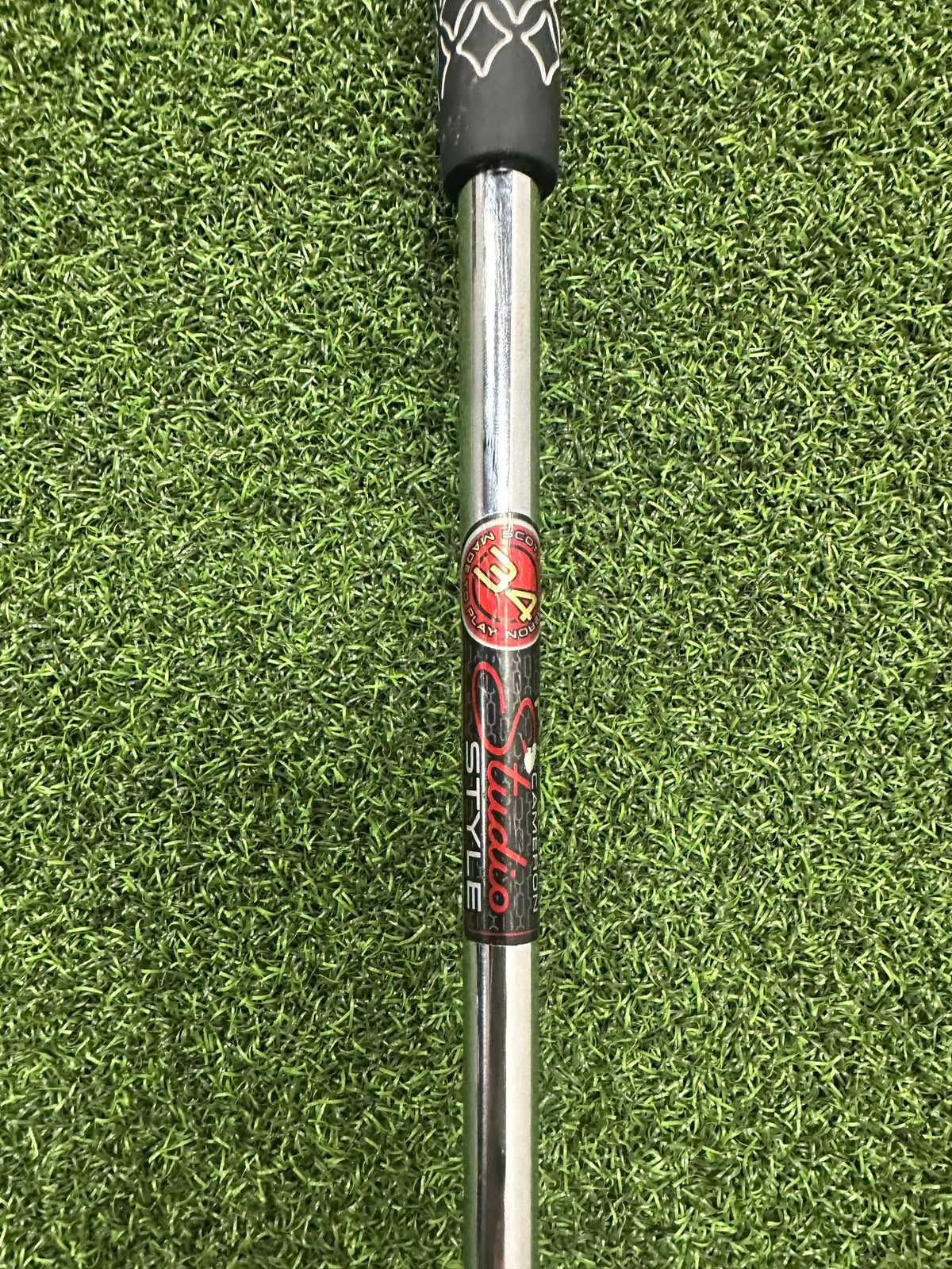 Tour Quality Golf's Shop Putter Custom 34" Red and Black Scotty Cameron Studio Style Newport