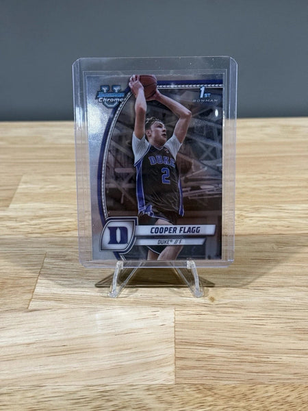 Tour Quality Golf's Shop 2024-25 Bowman U Chrome COOPER FLAGG #16 1st RC Rookie Duke Blue Devils Base