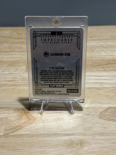 Tour Quality Golf's Shop 2024-25 Impeccable LIV Golf Jon Rahm RC Stainless Stars /54