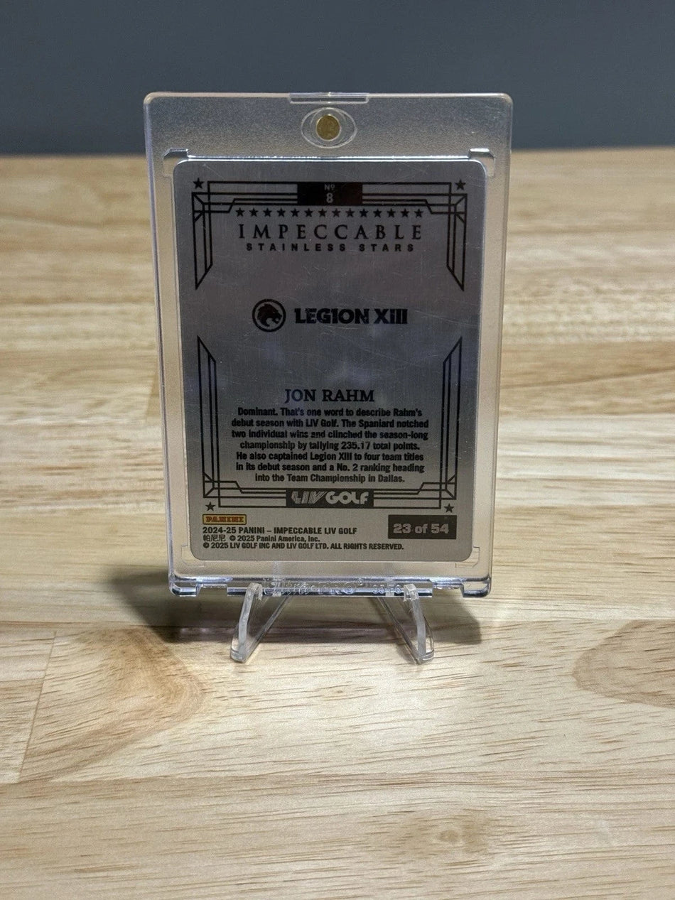 Tour Quality Golf's Shop 2024-25 Impeccable LIV Golf Jon Rahm RC Stainless Stars /54