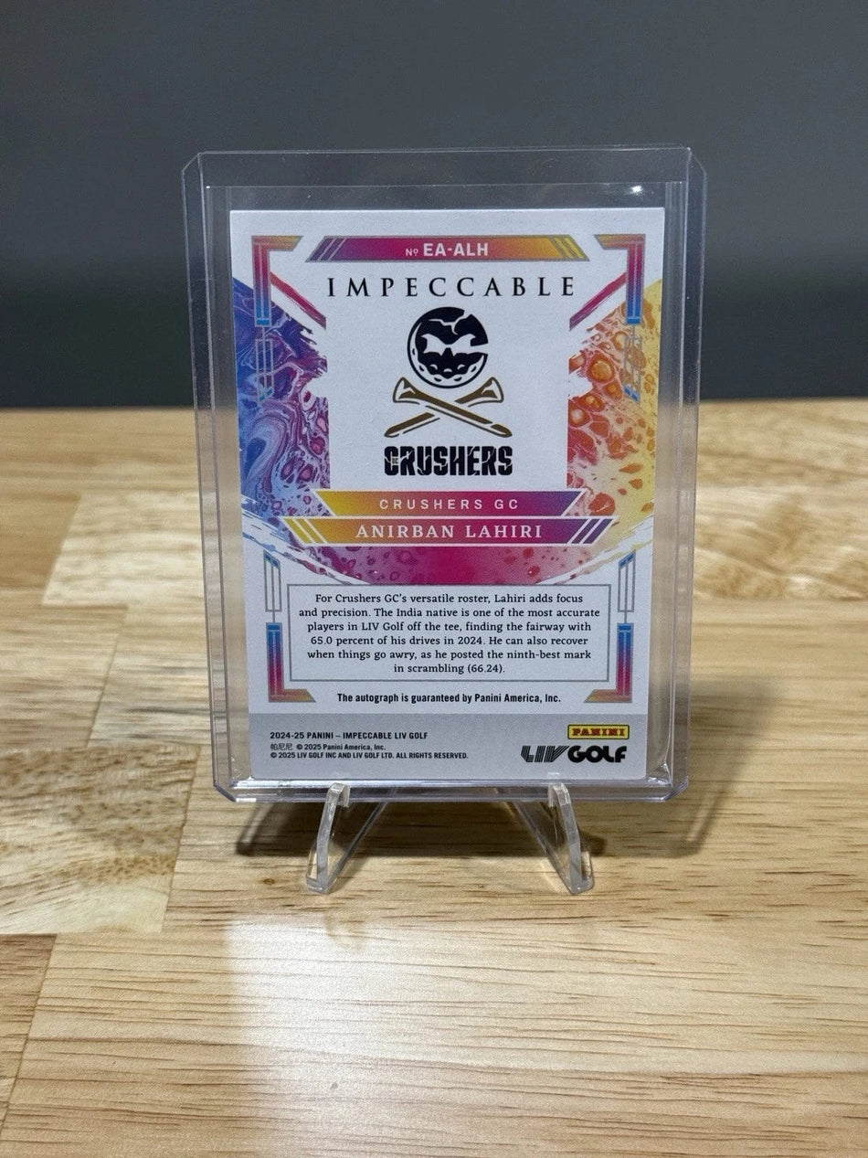 Tour Quality Golf's Shop 2024 Panini Impeccable LIV Golf Anirban Lahiri Extravagance Auto /99