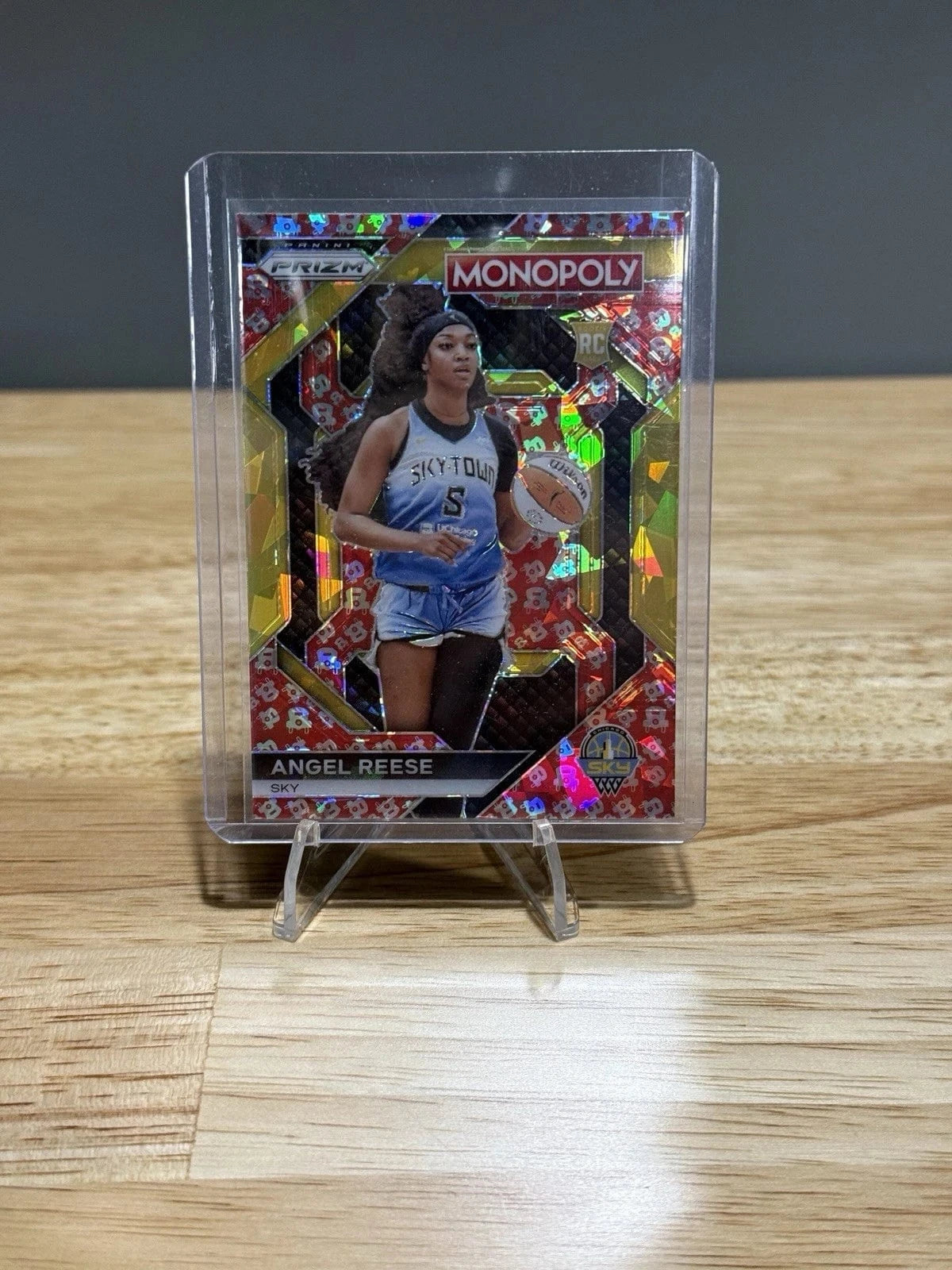 Tour Quality Golf's Shop 2024 Panini Prizm Angel Reese Monopoly Free Parking Cracked Ice WNBA Rookie Card