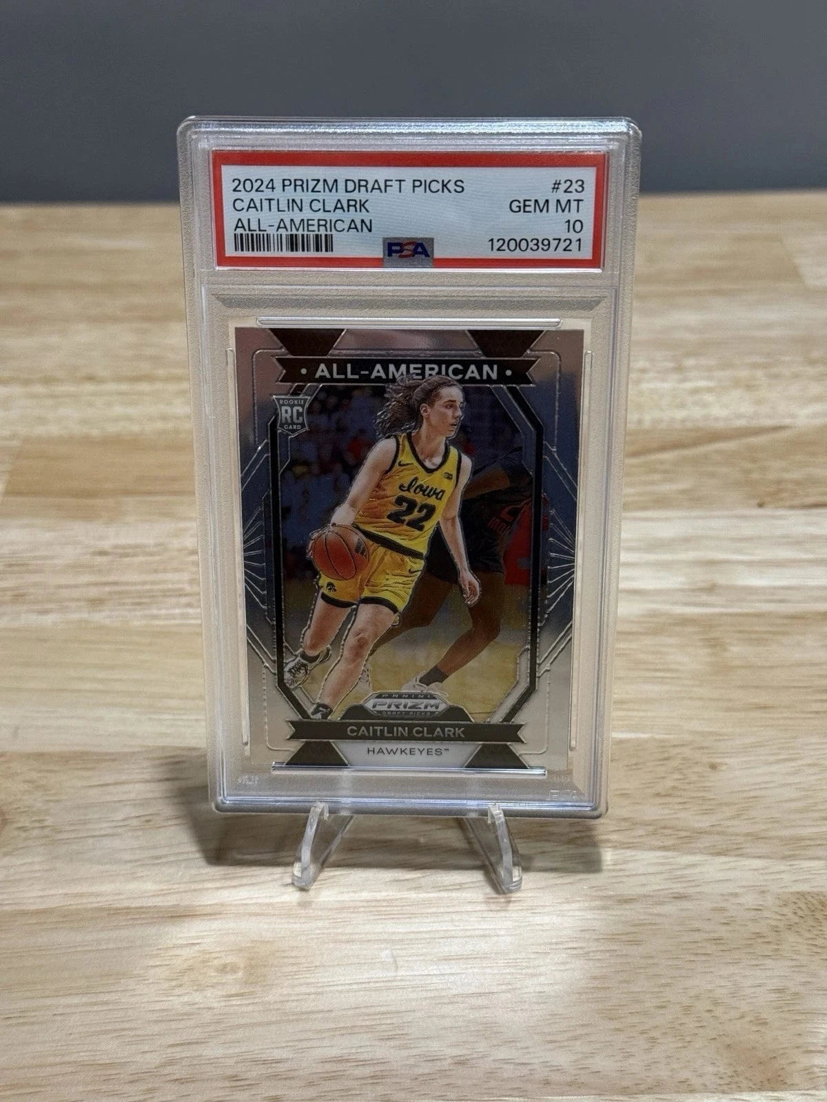 Tour Quality Golf's Shop 2024 Panini Prizm Draft Picks All-American Caitlin Clark 23 PSA 10 GEM MINT RC