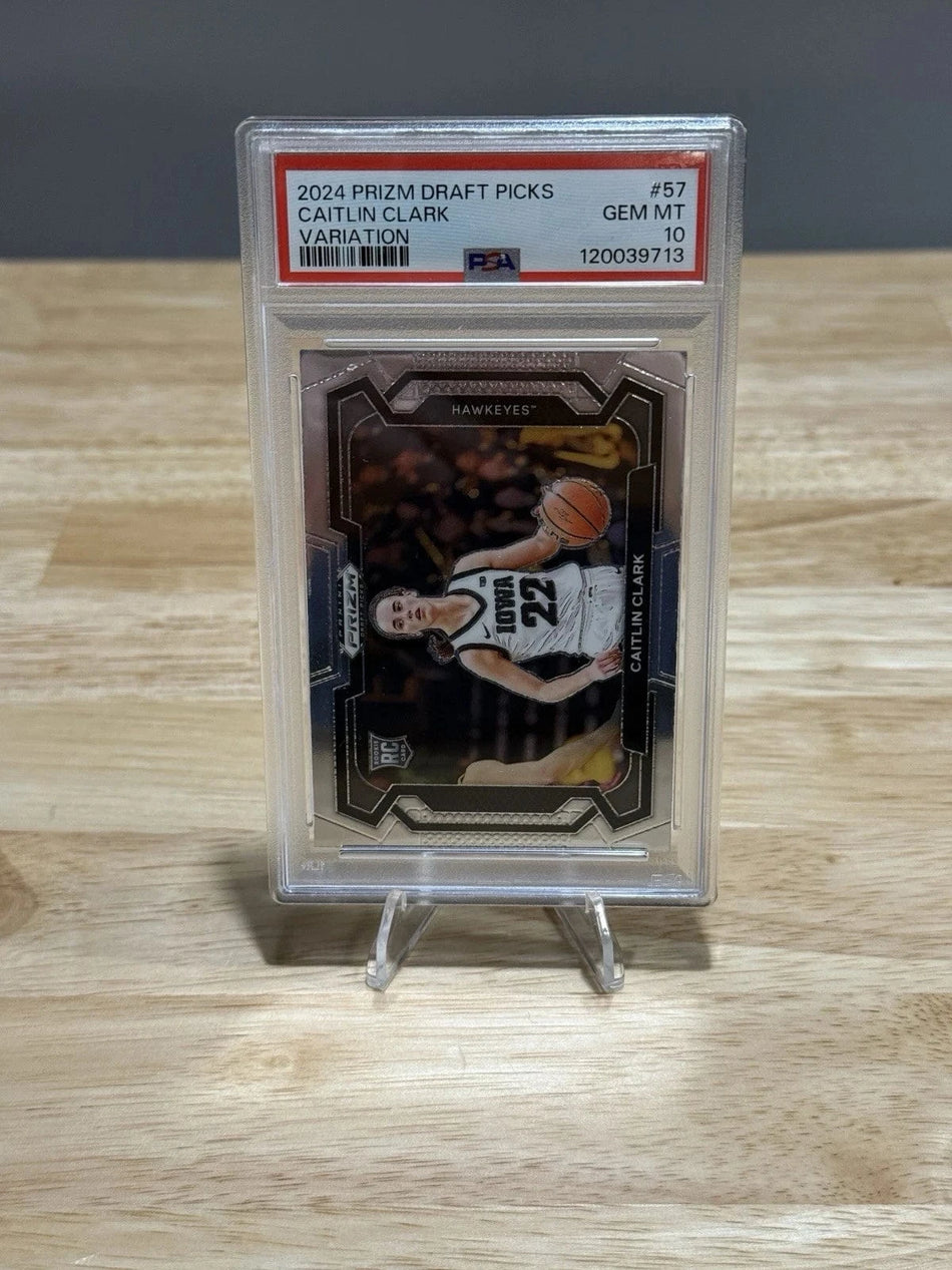 Tour Quality Golf's Shop 2024 Panini Prizm Draft PicksVariation 57 Caitlin Clark Rookie Card RC PSA 10