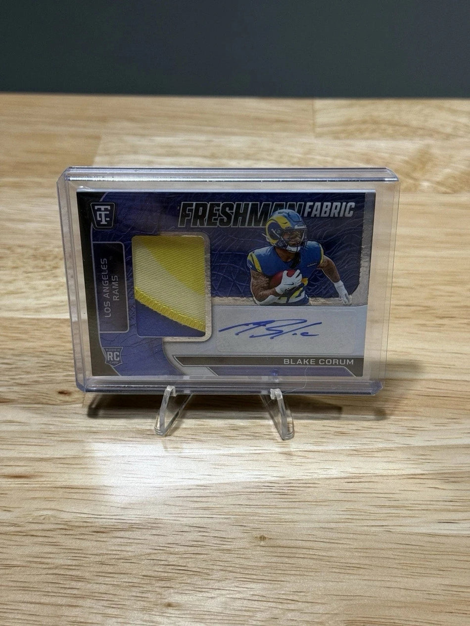 Tour Quality Golf's Shop 2024 Panini Totally Certified Freshman Fabric Auto RC 21/49 FFS-BCM Blake Corum