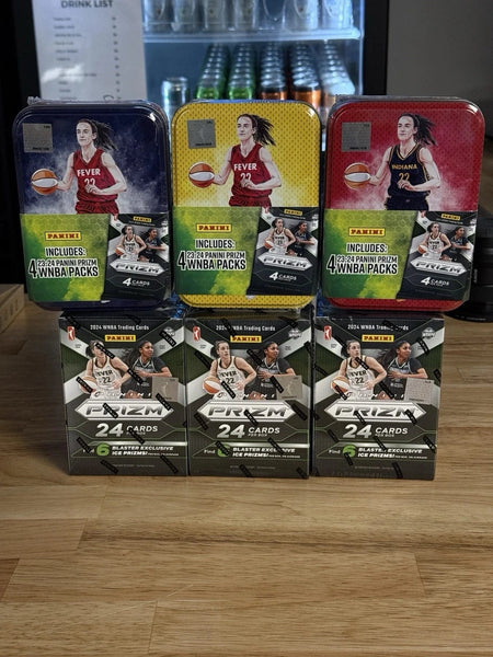 Tour Quality Golf's Shop 2024 Prizm Caitlin Clark Bundle 3 Blasters 3 Tins Prizm Rookie Card PSA 10 RC