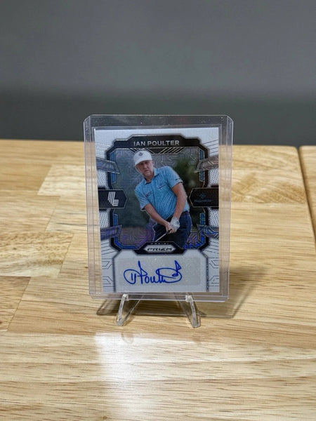 Tour Quality Golf's Shop 2024 PRIZM LIV GOLF WHITE MOJO IAN POULTER AUTO AUTOGRAPH 27/36 MAJESTICKS