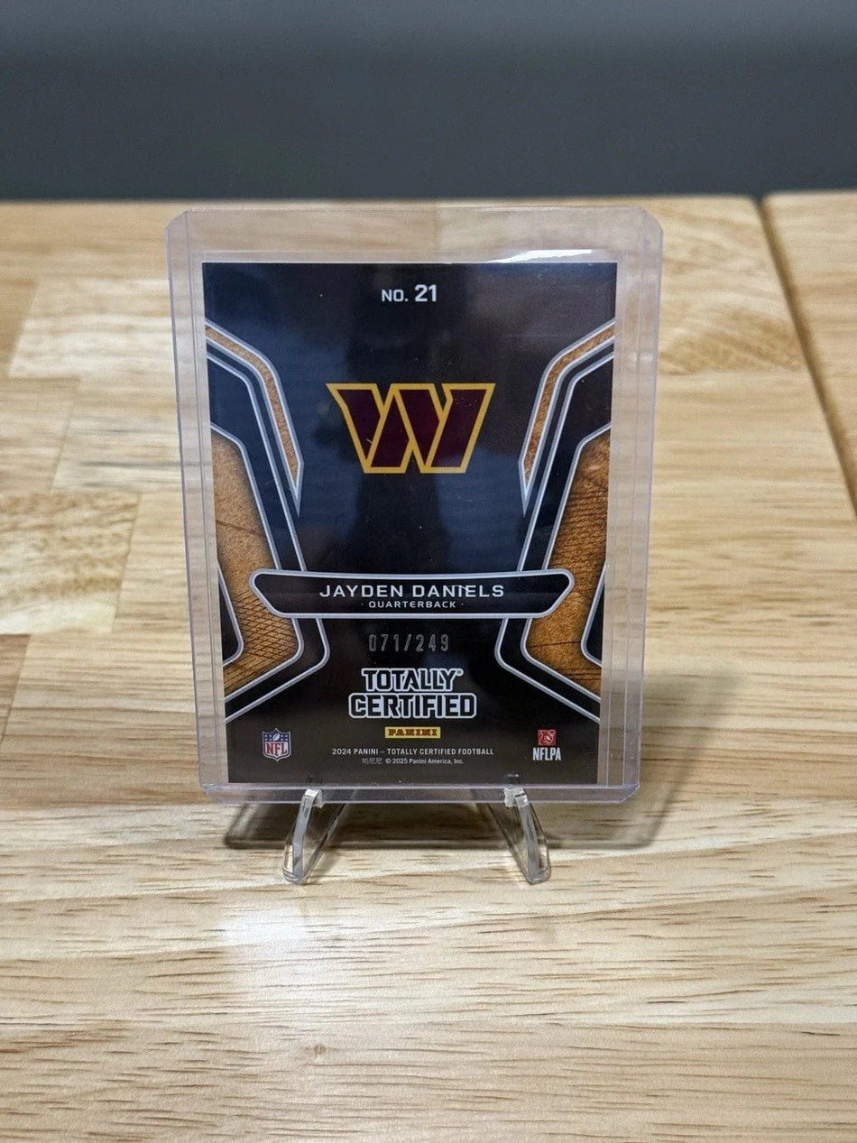 Tour Quality Golf's Shop 2024 Totally Certified Jayden Daniels Gold Team Rookie Card #/249!!