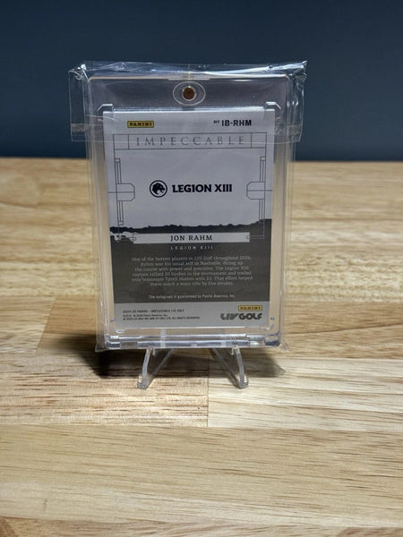 Tour Quality Golf's Shop 2025 Panini Impeccable LIV Golf Card JON RAHM RC Rookie Auto 3/20 Autograph
