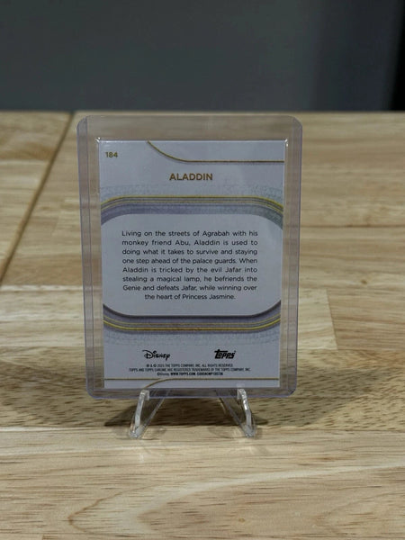 Tour Quality Golf's Shop 2025 Topps Chrome Disney Aladdin Yellow Mini Diamonds Refractor Card