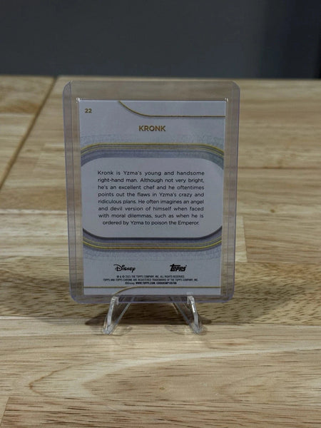 Tour Quality Golf's Shop 2025 Topps Chrome Disney Kronk Card Blue Diamond Refractor /150