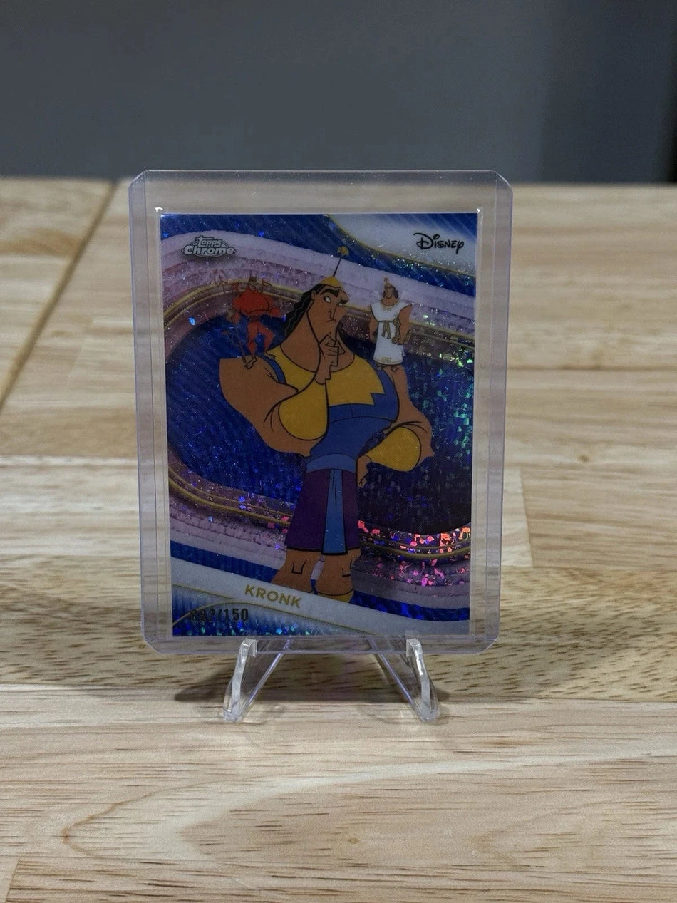 Tour Quality Golf's Shop 2025 Topps Chrome Disney Kronk Card Blue Diamond Refractor /150