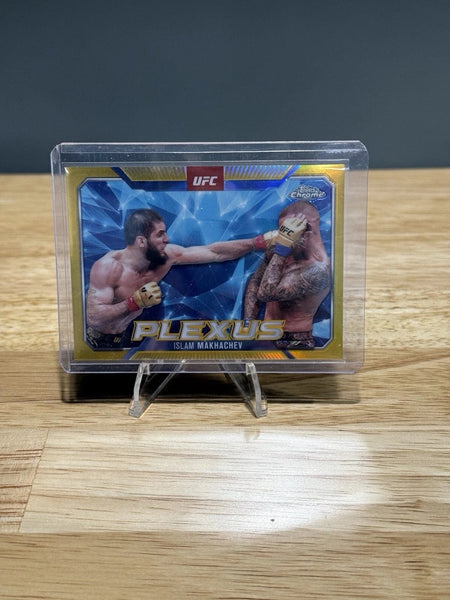Tour Quality Golf's Shop 2025 UFC Topps Chrome Islam Makhachev /50 Plexus Retail exclusive SP Gold