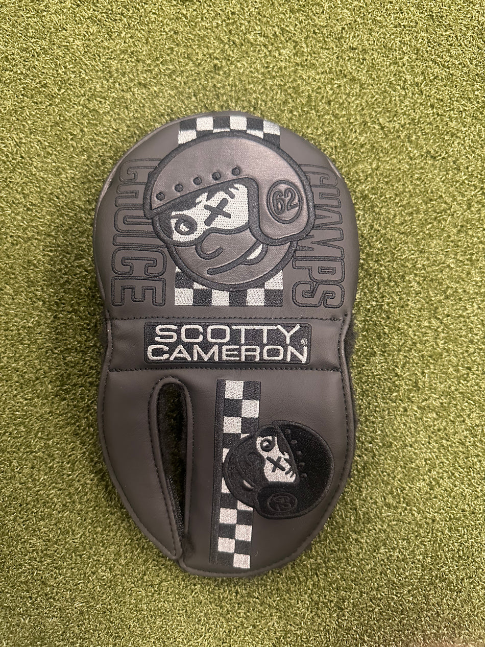 Scotty Cameron Black-on-Black Stealth Racer cover - Mid Round style NEW