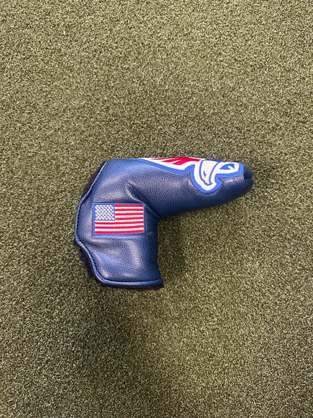 Macs Custom Golf Accessory Patriot Blade Putter Cover Blue Curtis
