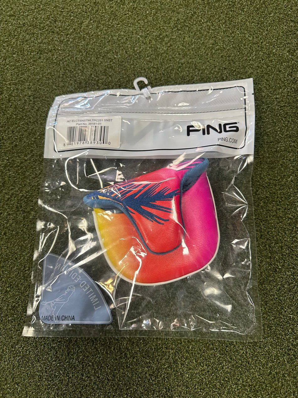 Ping Accessory Ping Electric Sunset Mallet Putter Headcover