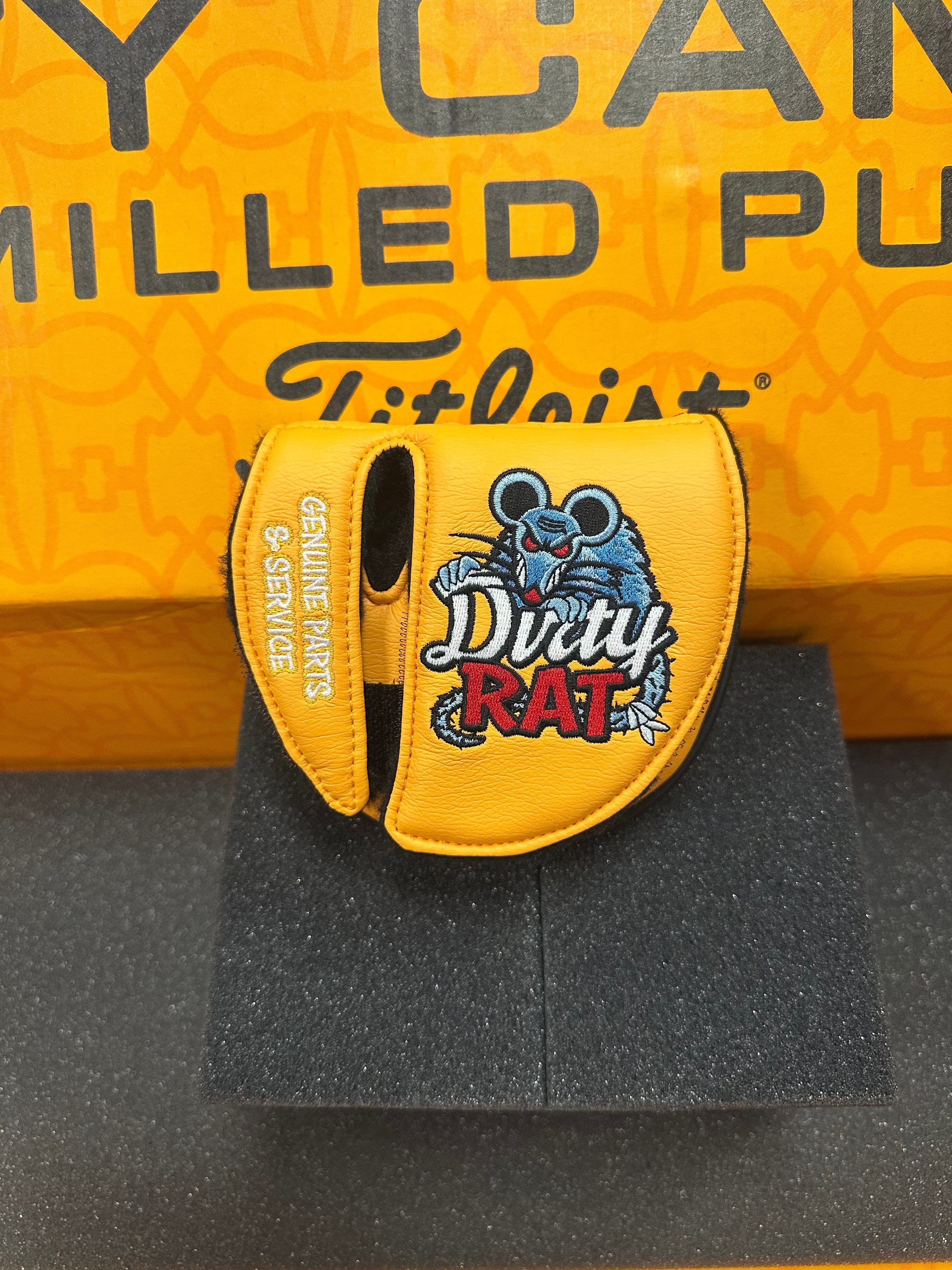 Scotty Cameron Accessory Scotty Cameron Dirty Rat Orange Custom Shop Mallet Cover