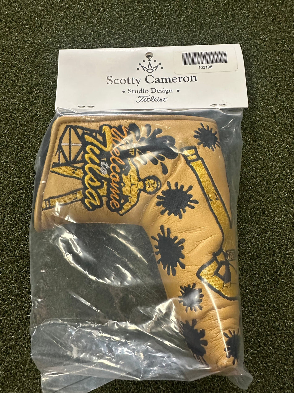 Scotty Cameron Accessory SCOTTY CAMERON TULSA GOLDEN DRILLER HEADCOVER