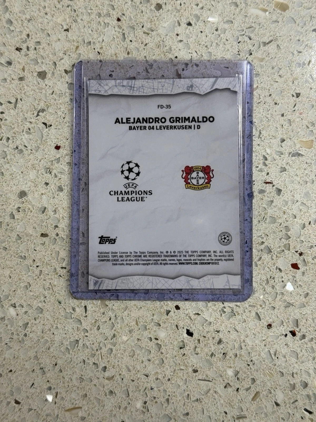 Tour Quality Golf's Shop Alejandro Grimaldo Magenta Final Destination 49/75 2024-25 Topps Chrome UEFA UCC