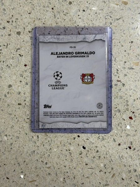 Tour Quality Golf's Shop Alejandro Grimaldo Magenta Final Destination 49/75 2024-25 Topps Chrome UEFA UCC