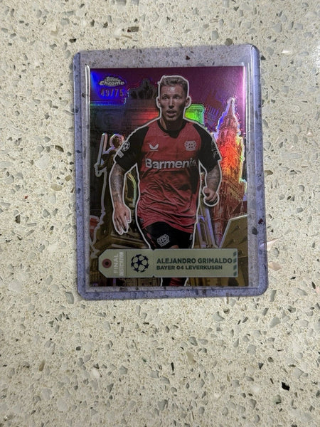 Tour Quality Golf's Shop Alejandro Grimaldo Magenta Final Destination 49/75 2024-25 Topps Chrome UEFA UCC
