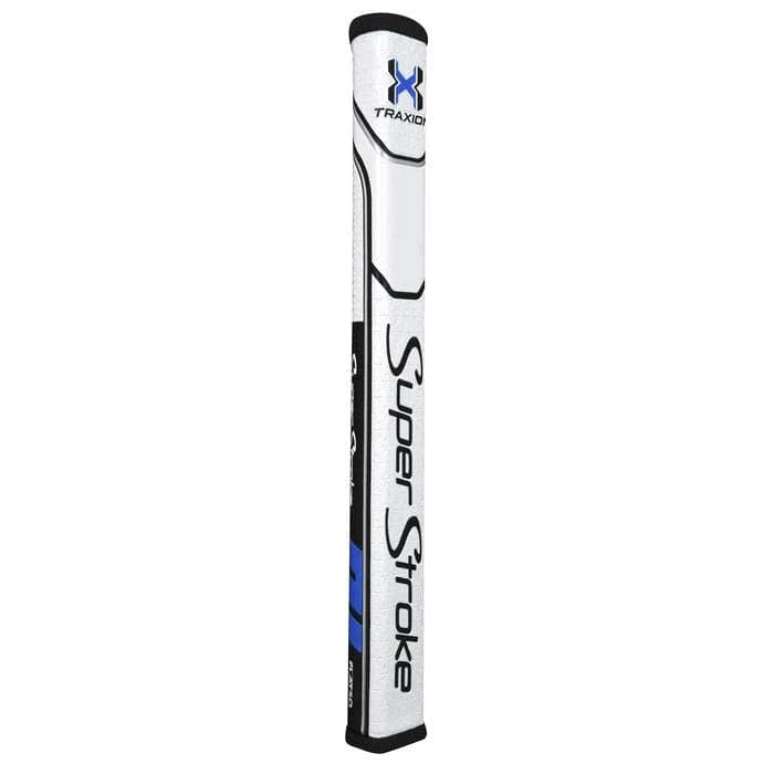 Tour Quality Golf's Shop Blk/Blue/Wht Super Stroke Traxion FLATSO 1.0 Putter Grip