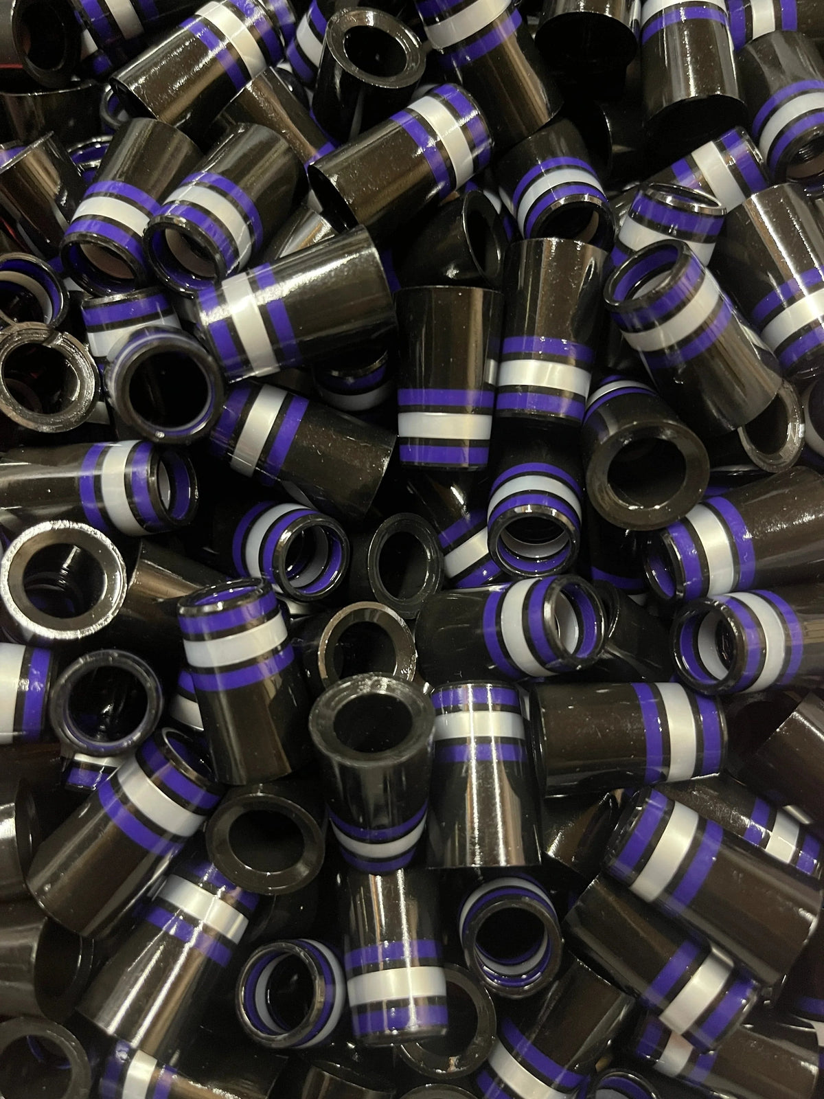 Macs Custom Golf Custom Ferrules Ebony Violet White Golf Ferrules