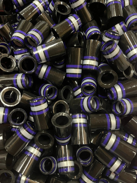 Macs Custom Golf Custom Ferrules Ebony Violet White Golf Ferrules