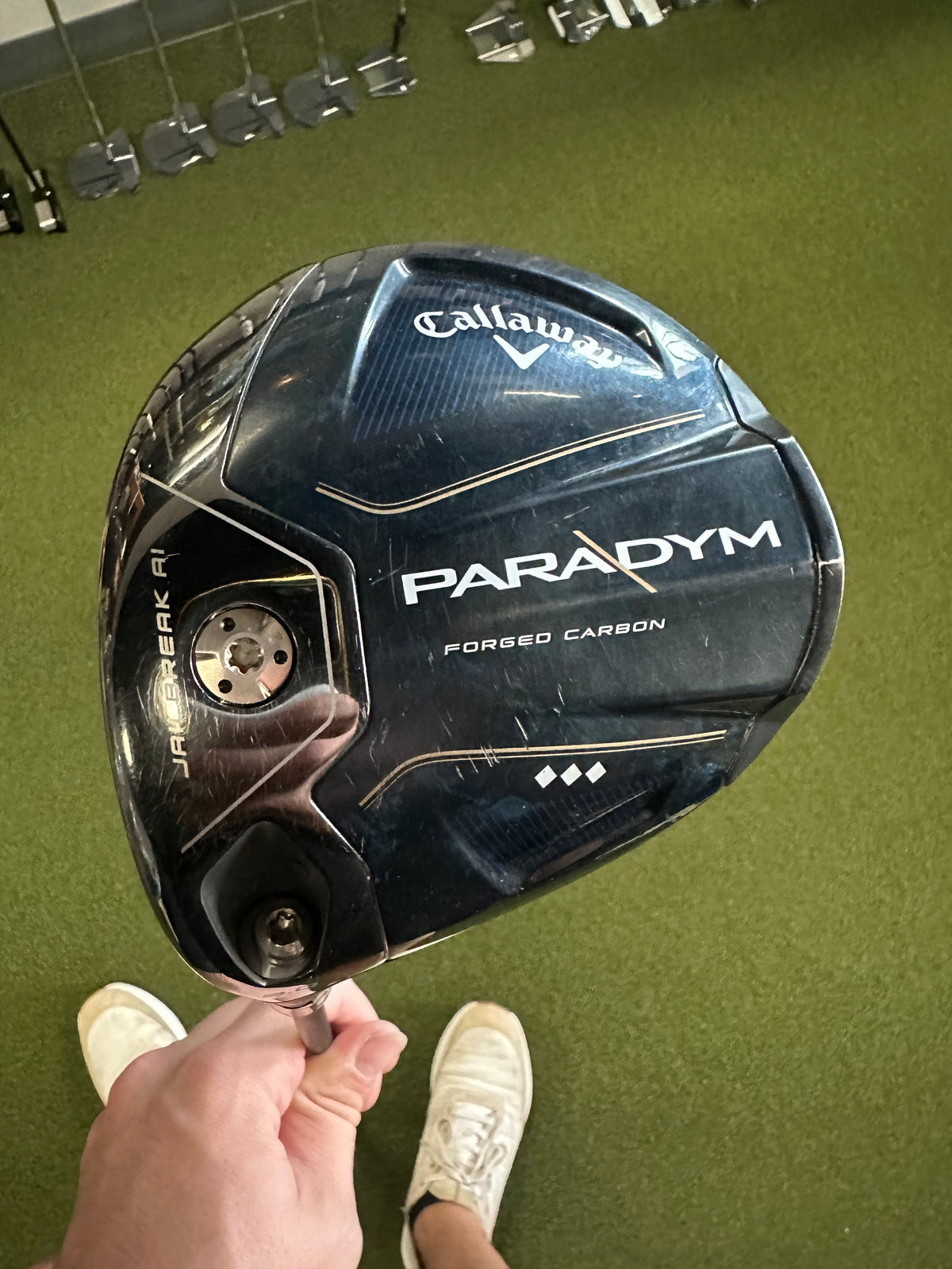 Callaway Driver Used LEFTY Callaway Paradym Triple Diamond Driver
