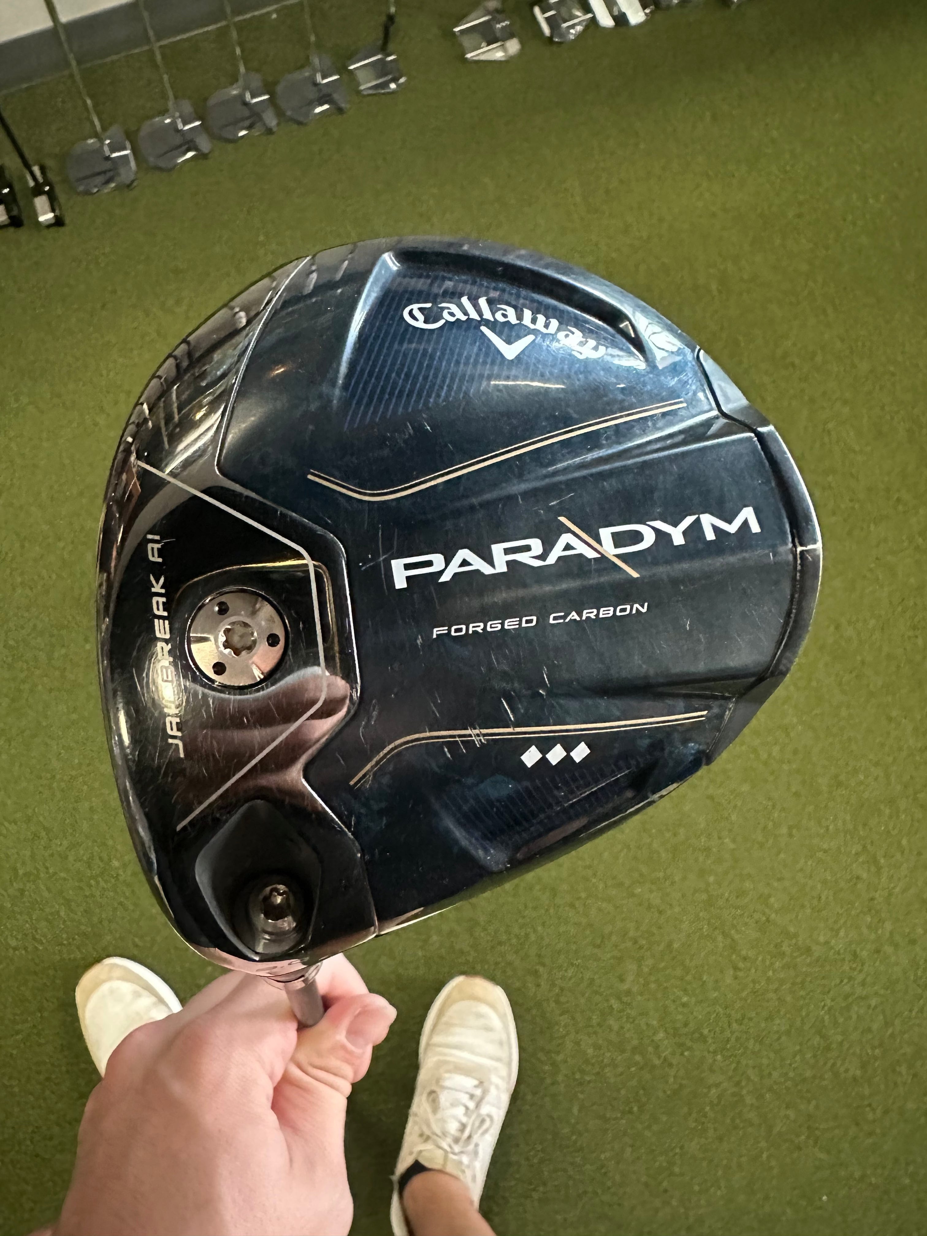 Callaway Driver Used LEFTY Callaway Paradym Triple Diamond Driver