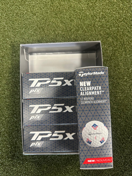TaylorMade Golf Ball 2024 Taylormade TP5X USA Pix Golf Balls