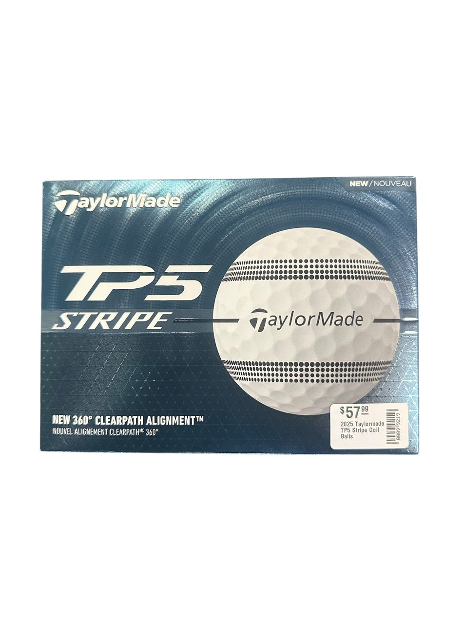 TaylorMade Golf Ball 2025 Taylormade TP5 Stripe Golf Balls