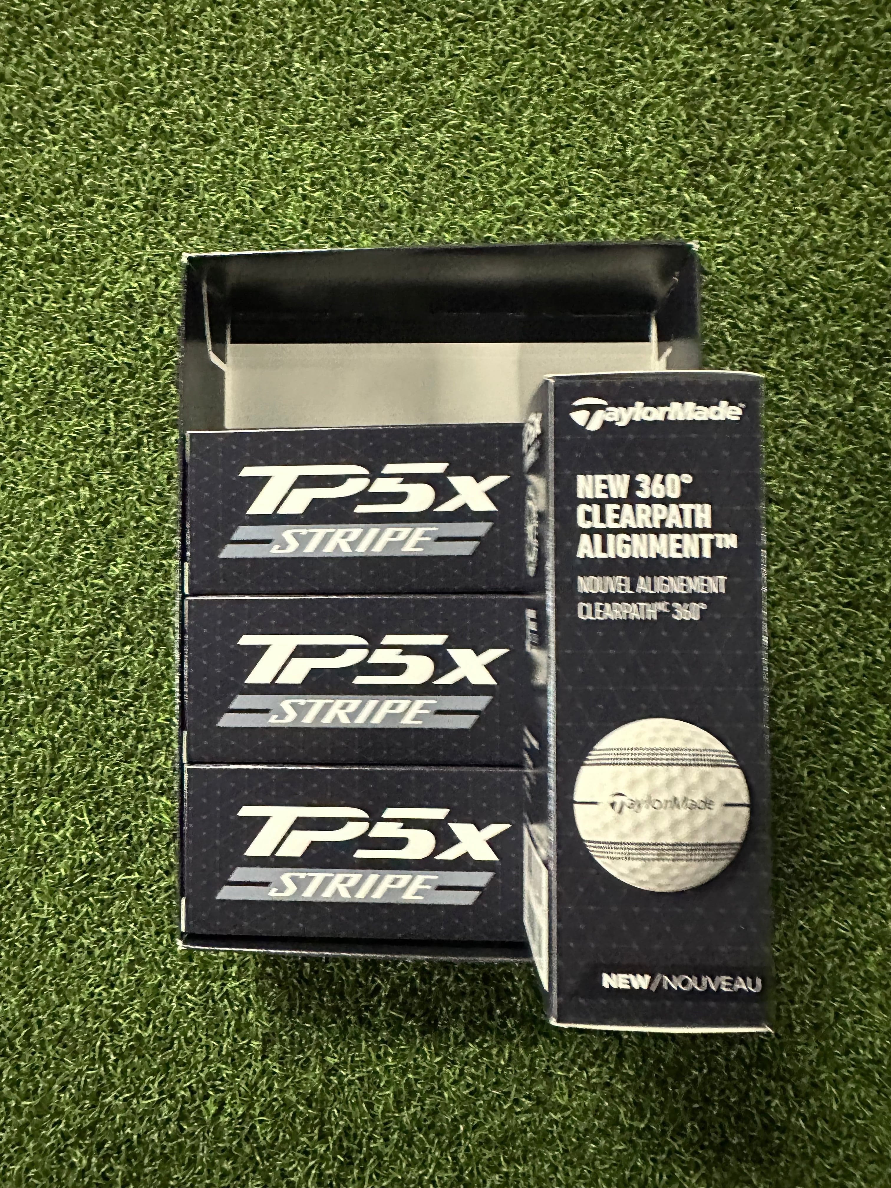 TaylorMade Golf Ball 2025 Taylormade TP5X Stripe Golf Balls