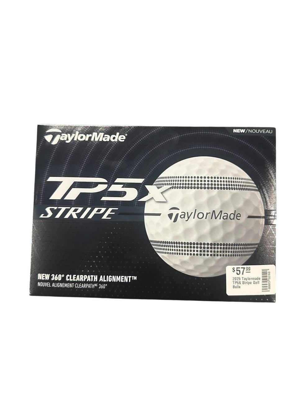 TaylorMade Golf Ball 2025 Taylormade TP5X Stripe Golf Balls