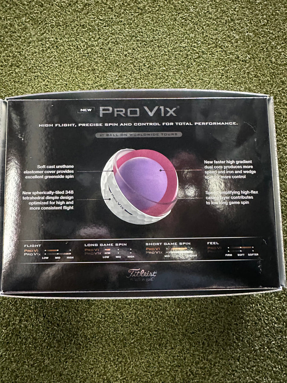 Titleist Golf Ball 2025  Titleist Pro V1X Golf Balls