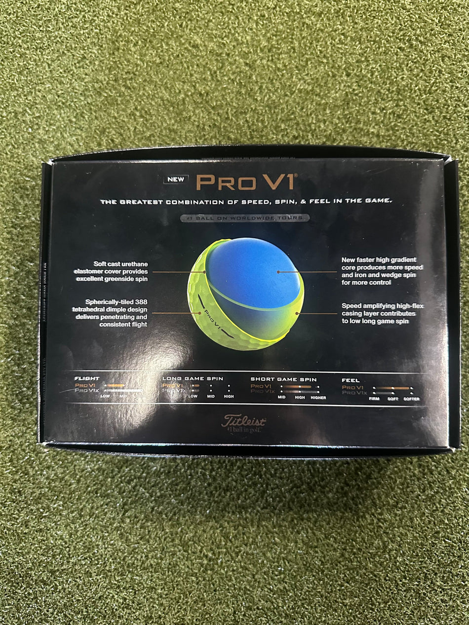 Titleist Golf Ball 2025 Titleist Pro V1X Yellow Golf Balls