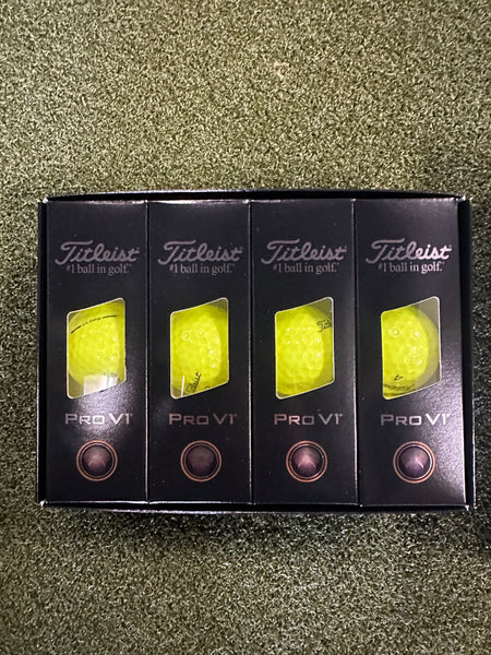Titleist Golf Ball 2025 Titleist Pro V1X Yellow Golf Balls