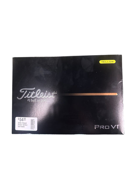Titleist Golf Ball 2025 Titleist Pro V1X Yellow Golf Balls