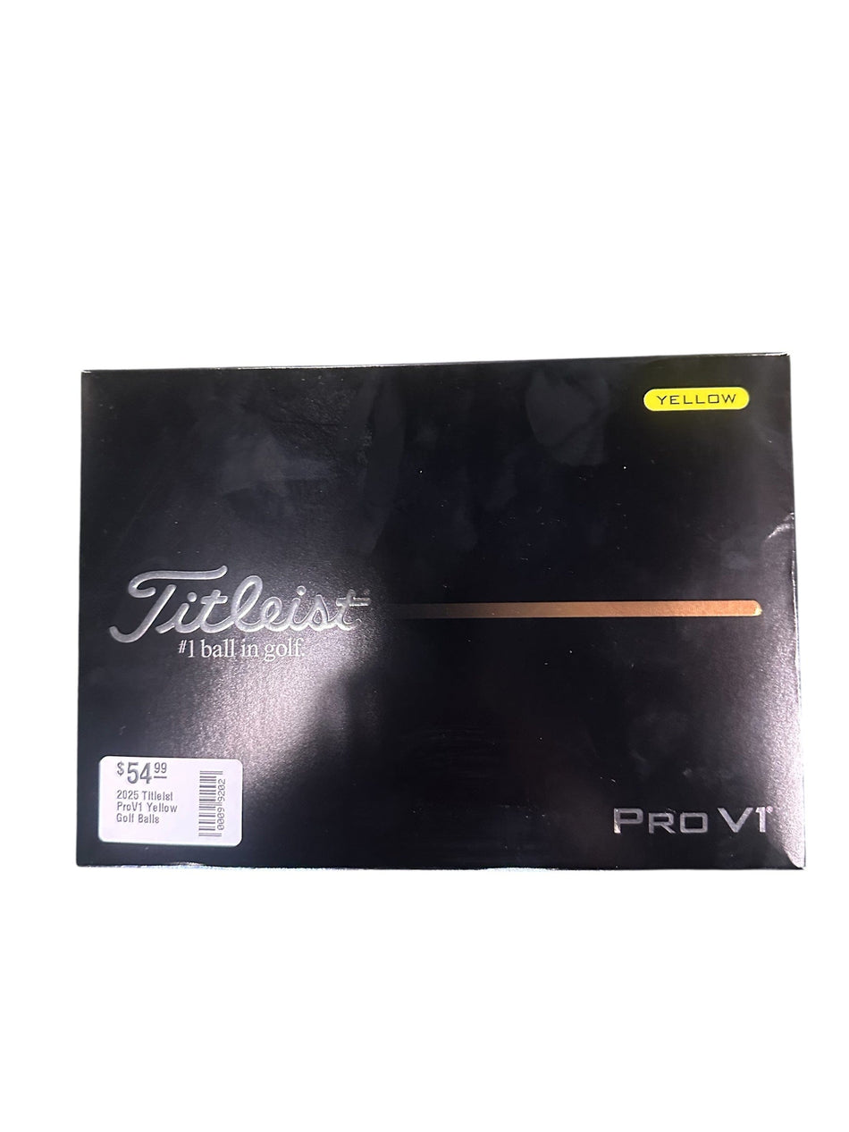 Titleist Golf Ball 2025 Titleist Pro V1X Yellow Golf Balls