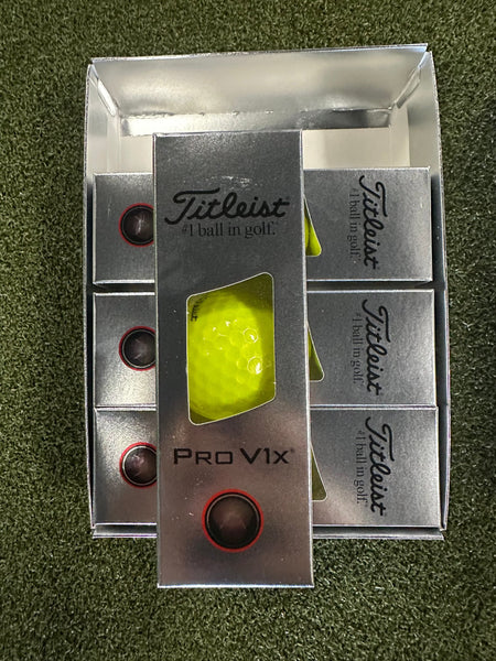 Titleist Golf Ball 2025 Titleist Pro V1X Yellow Golf Balls