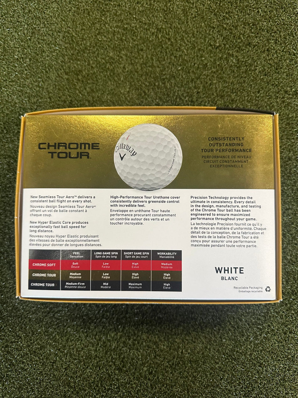 Callaway Golf Ball CALLAWAY CHROME TOUR GOLF BALLS