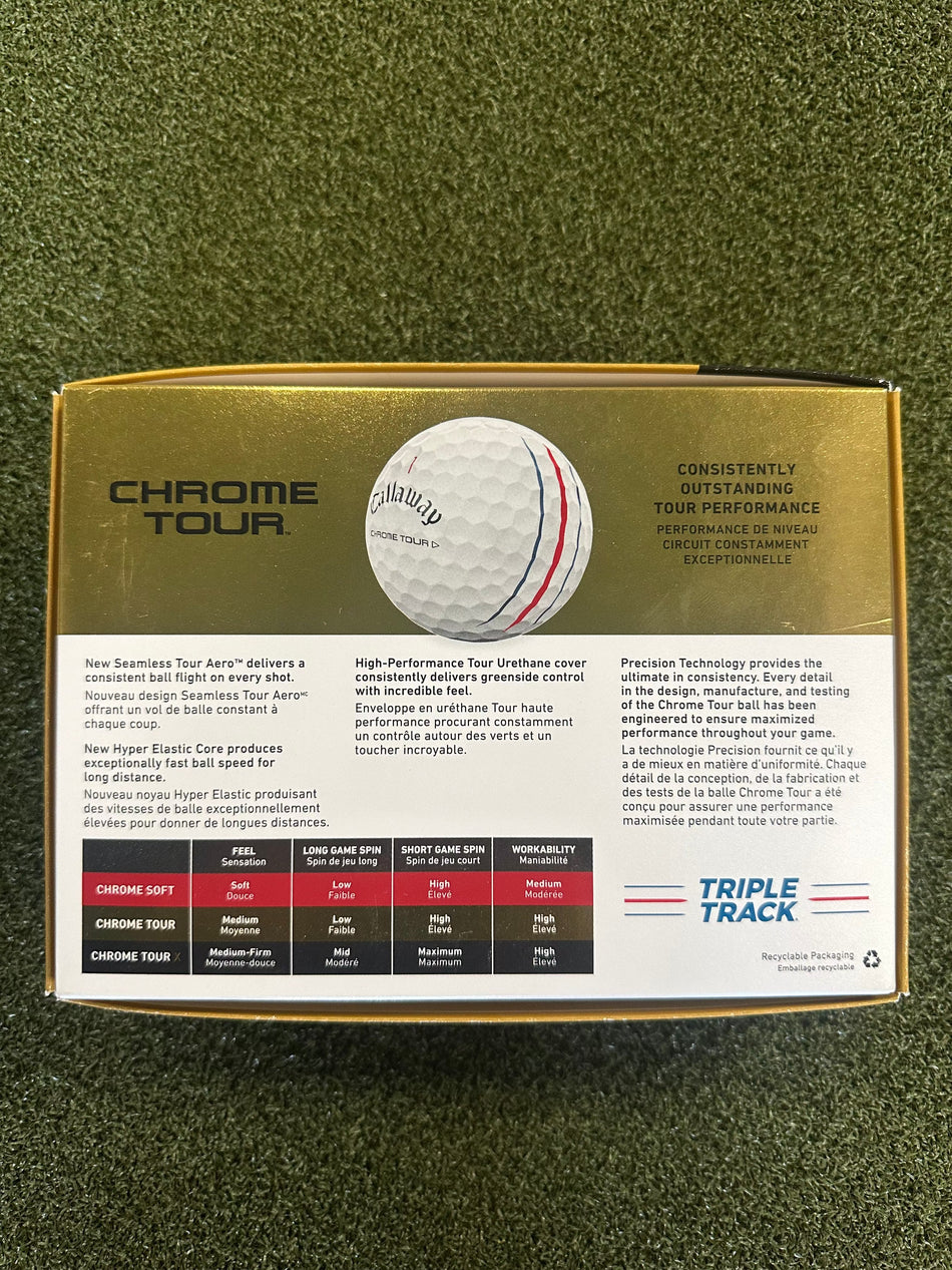 Callaway Golf Ball CALLAWAY CHROME TOUR TRIPLE TRACK GOLF BALLS