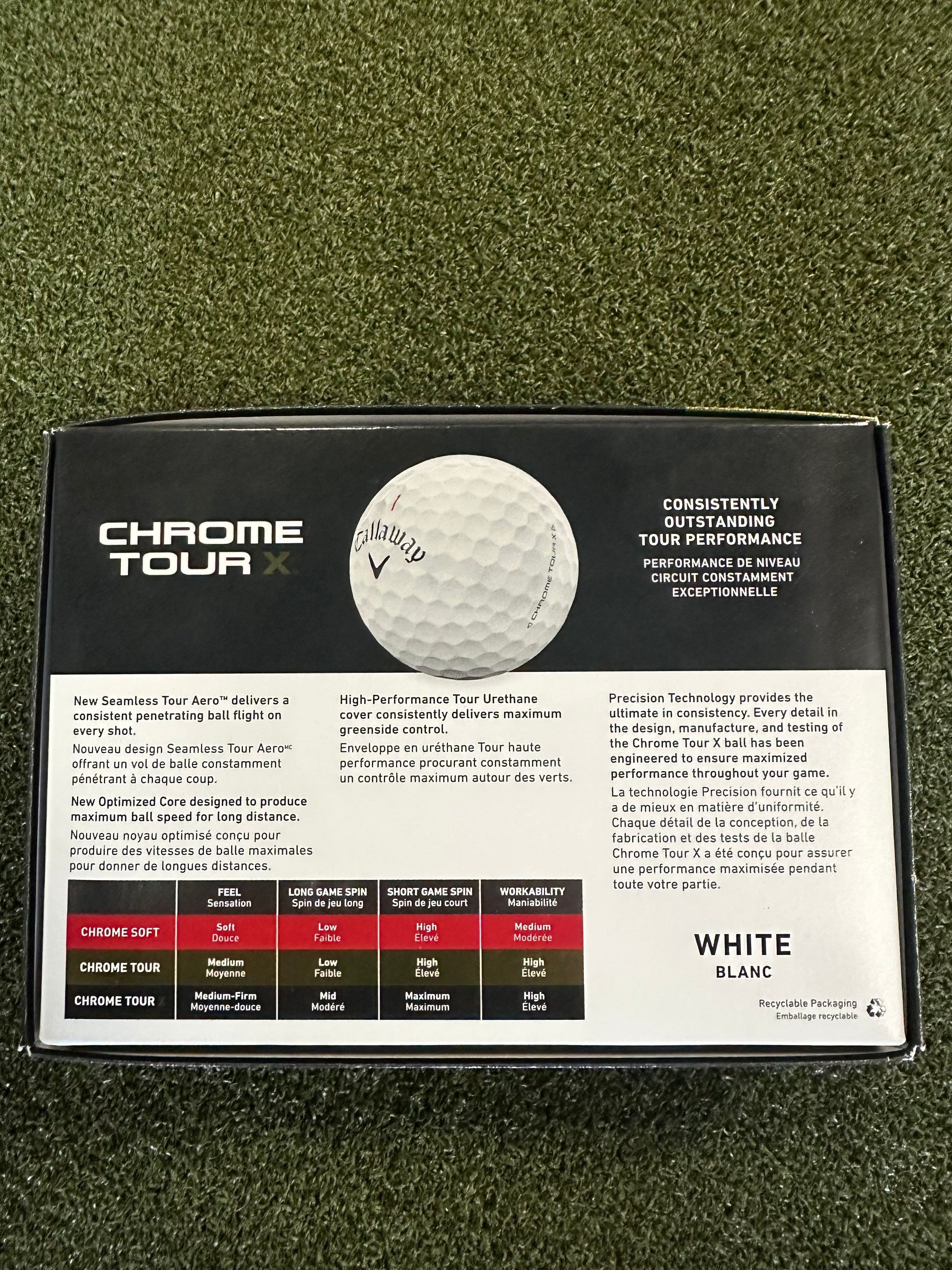 Callaway Golf Ball CALLAWAY CHROME TOUR X GOLF BALLS