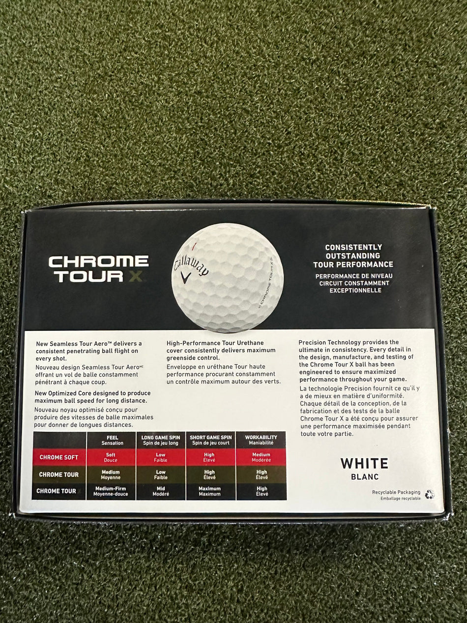 Callaway Golf Ball CALLAWAY CHROME TOUR X GOLF BALLS