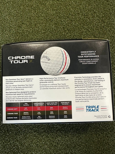 Callaway Golf Ball CALLAWAY CHROME TOUR X TRIPLE TRACK GOLF BALLS