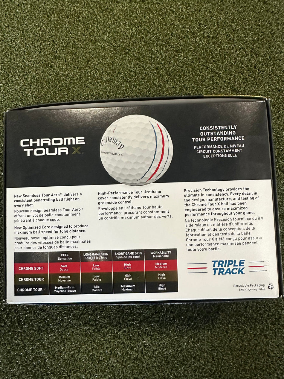 Callaway Golf Ball CALLAWAY CHROME TOUR X TRIPLE TRACK GOLF BALLS