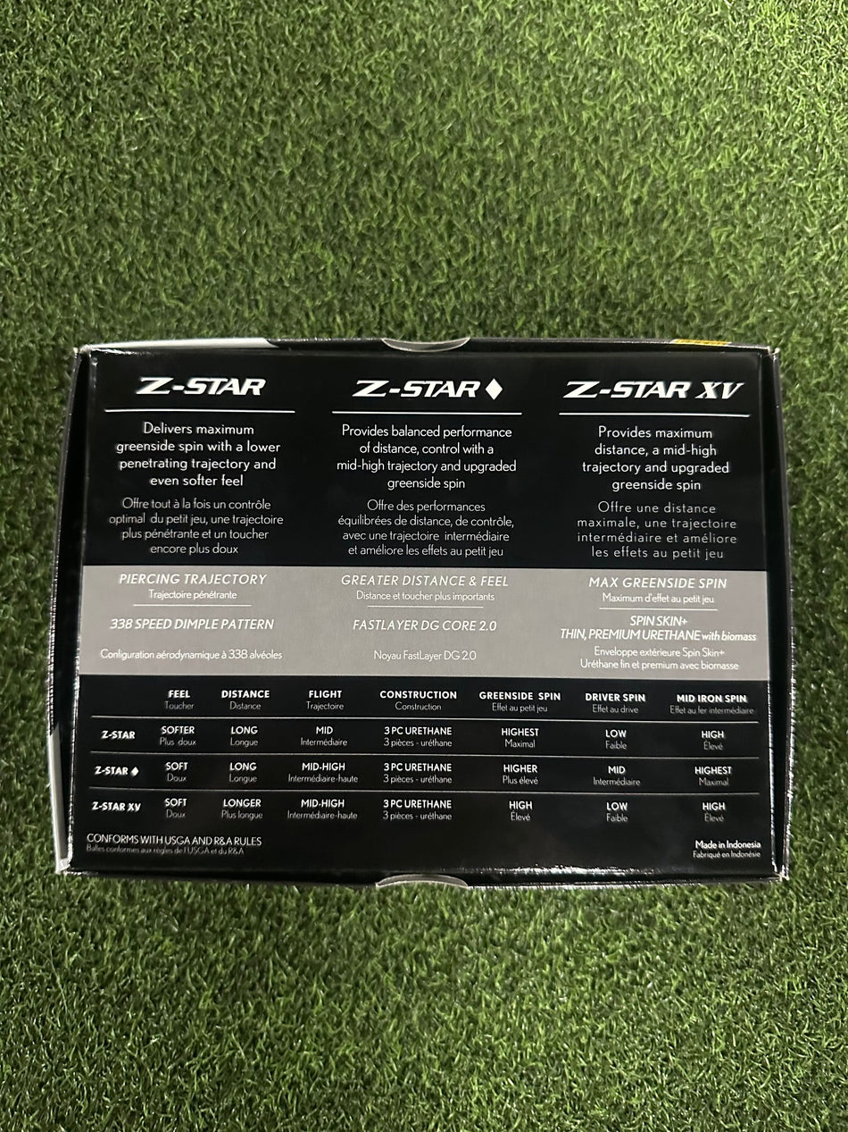 Srixon Golf Ball SRIXON Z-STAR DIAMOND PURE WHITE BALLS