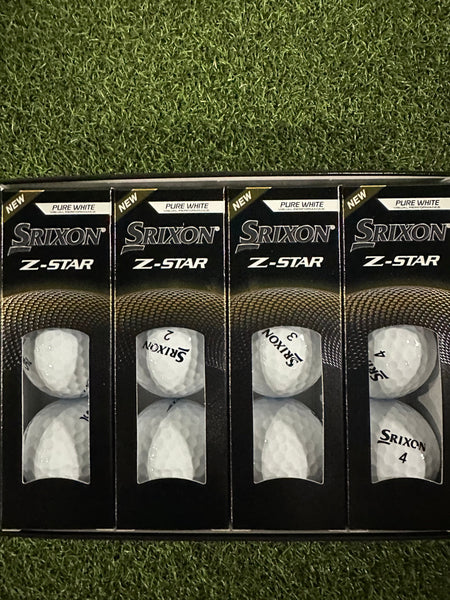 Srixon Golf Ball SRIXON Z-STAR PURE WHITE BALLS