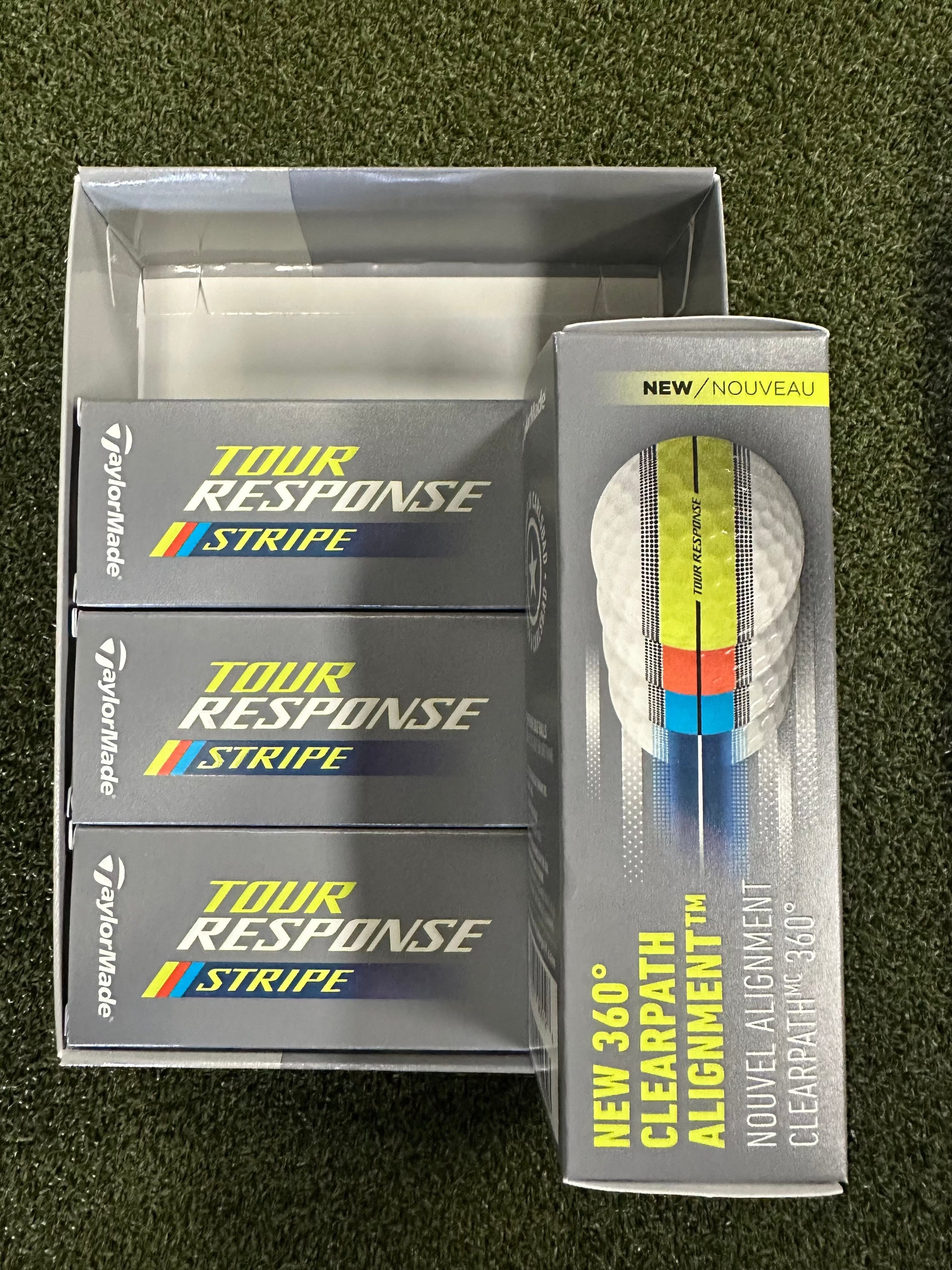 TaylorMade Golf Ball TaylorMade Tour Response Stripe Neon Multipack